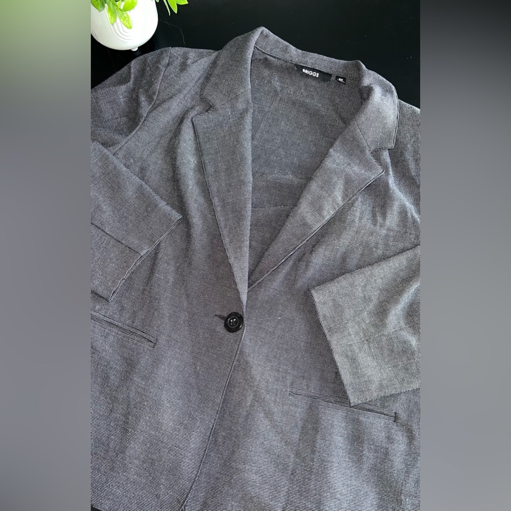 Briggs Gray One Buttoned Blazer Size 2XL